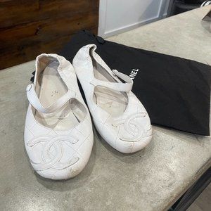 Authentic Quilted Chanel Ballet Flats